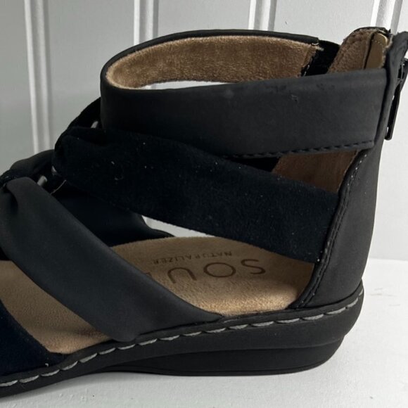 Naturalizer Womens Bohemia Faux Leather Strappy Strappy Sandals Size 6 - Picture 3 of 7